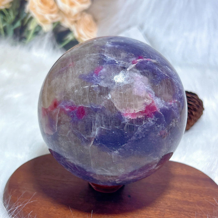 Pink Tourmaline Sphere