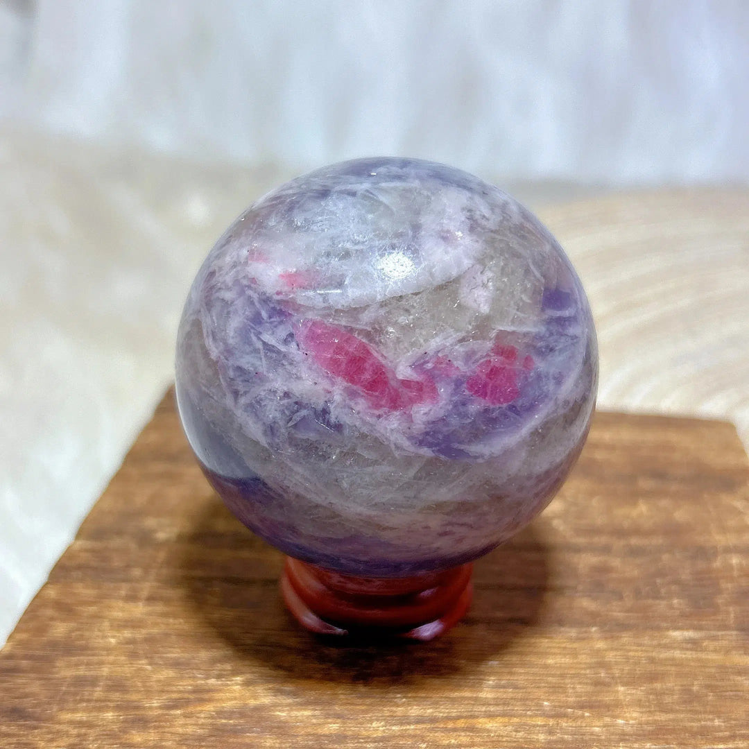 Pink Tourmaline Sphere