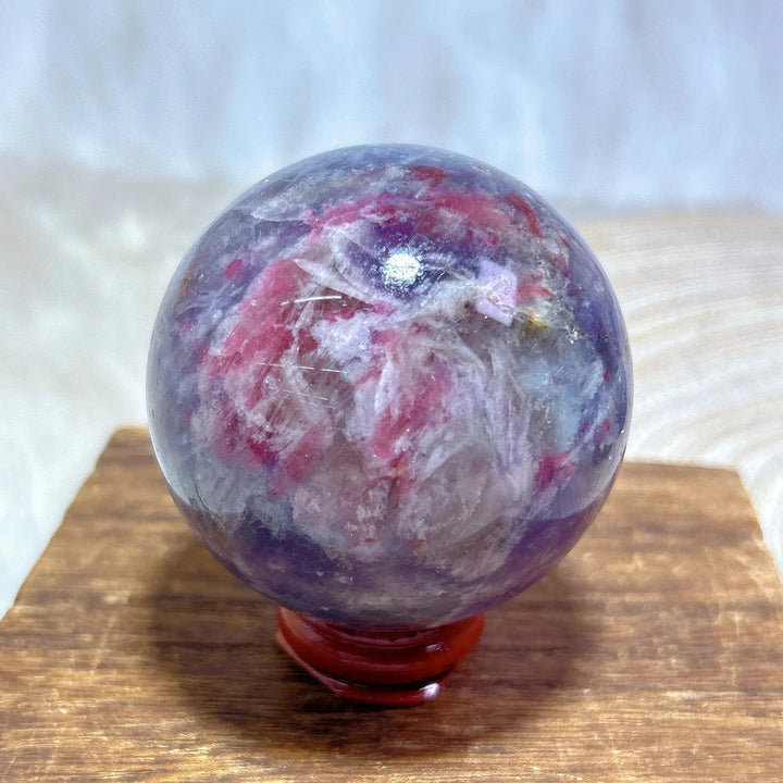 Pink Tourmaline Sphere