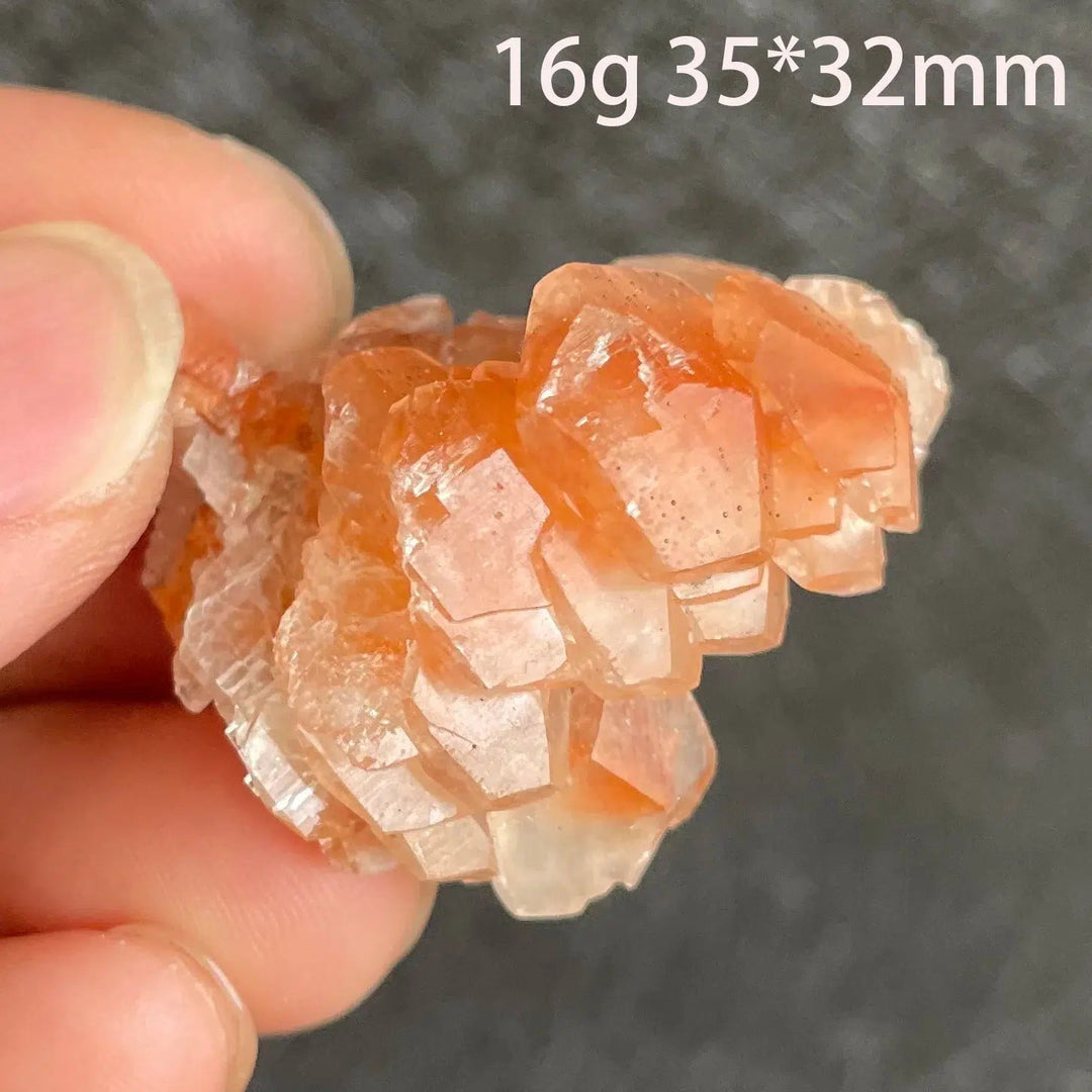 Poker Chip Pagoda Calcite Cluster