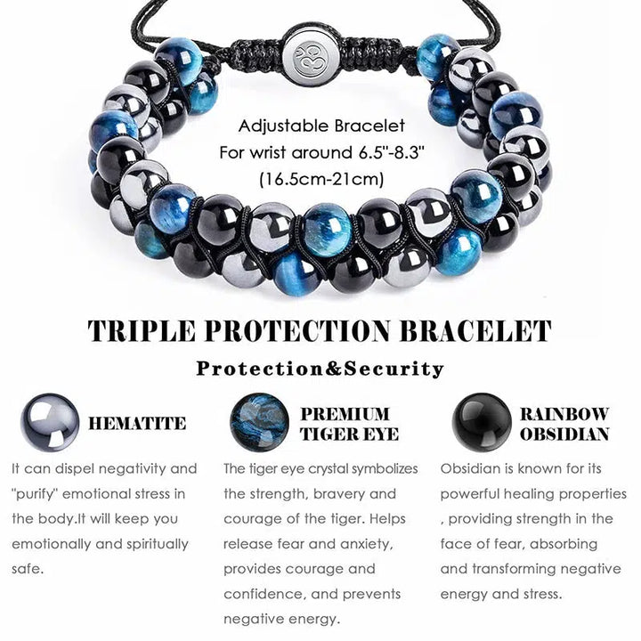 Protection Bracelet 8mm, 10mm in 31 Styles