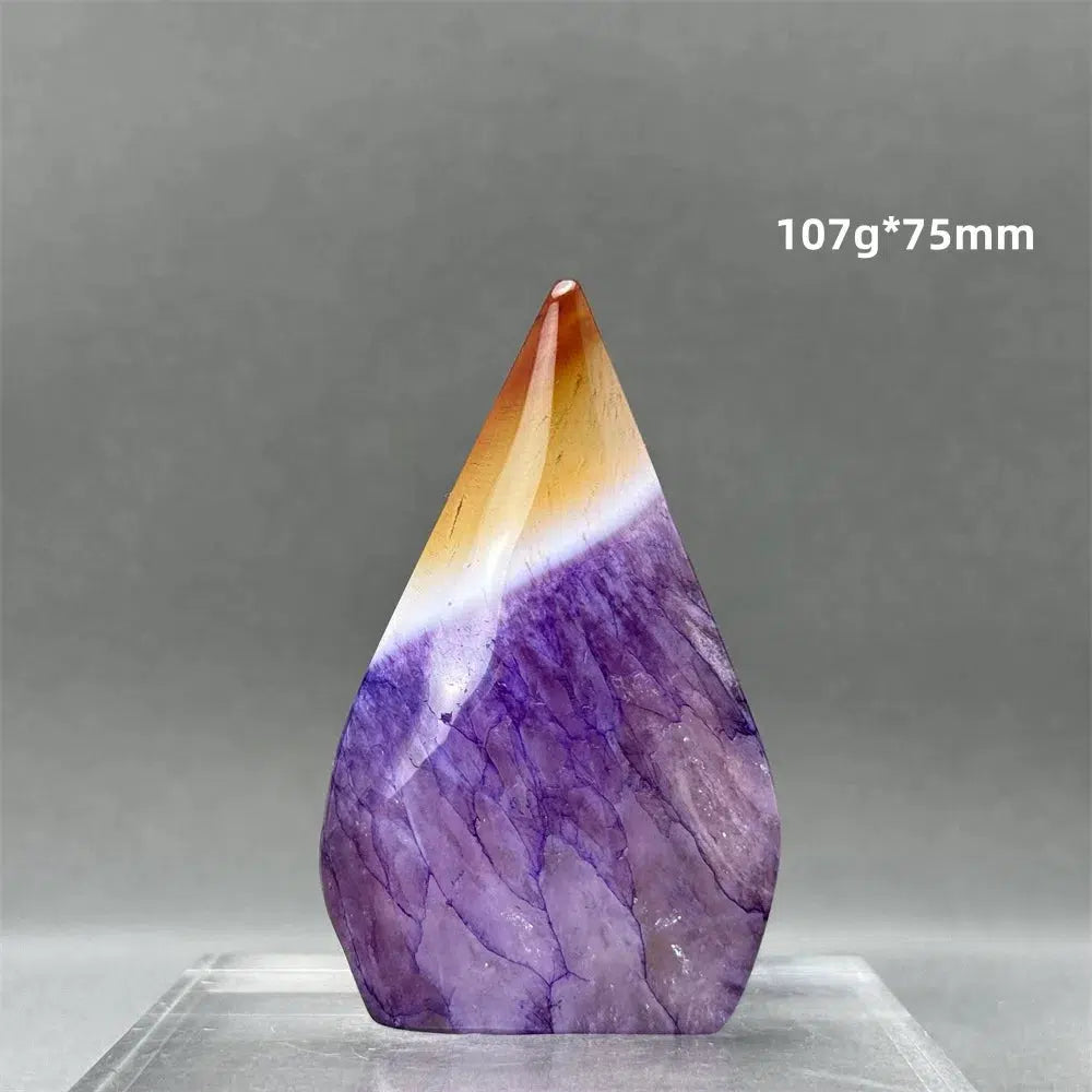 Purple Agate Freeform Torch