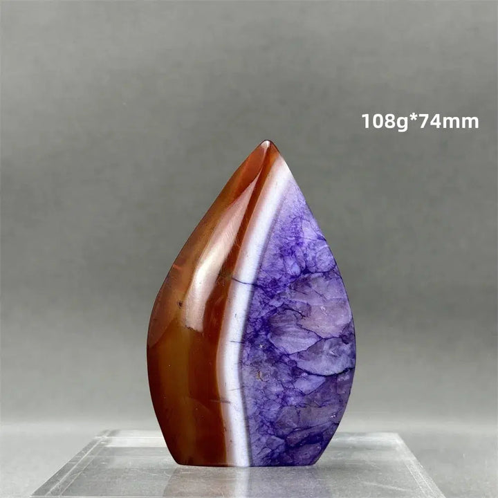 Purple Agate Freeform Torch