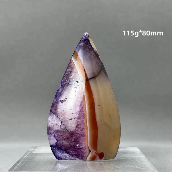 Purple Agate Freeform Torch