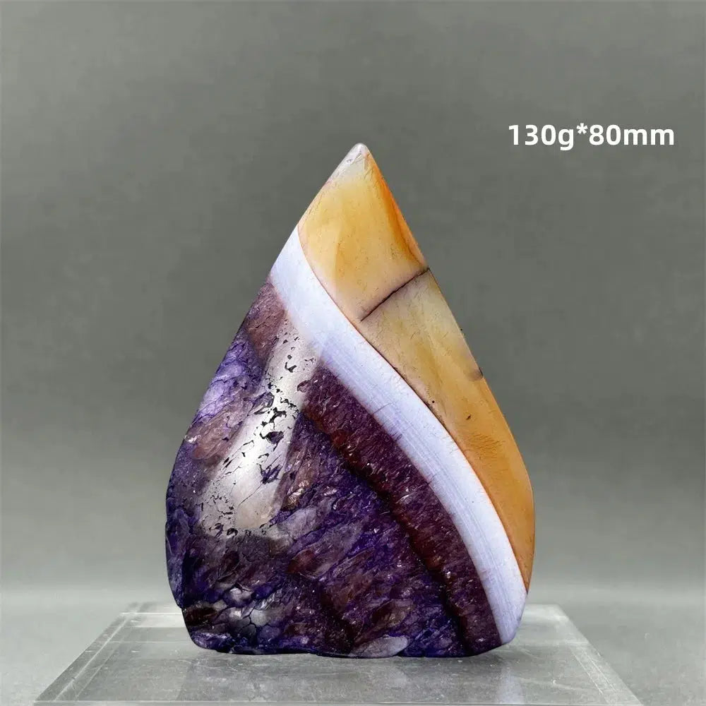 Purple Agate Freeform Torch