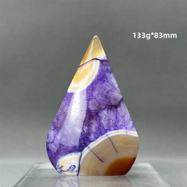 Purple Agate Freeform Torch