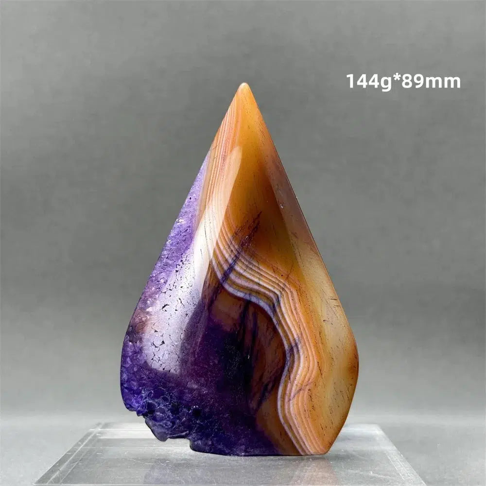 Purple Agate Freeform Torch