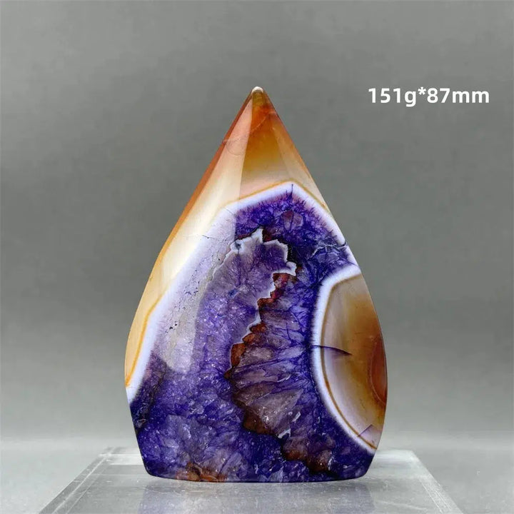 Purple Agate Freeform Torch