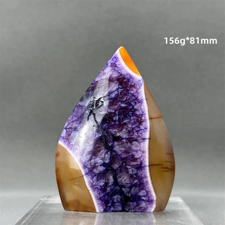 Purple Agate Freeform Torch