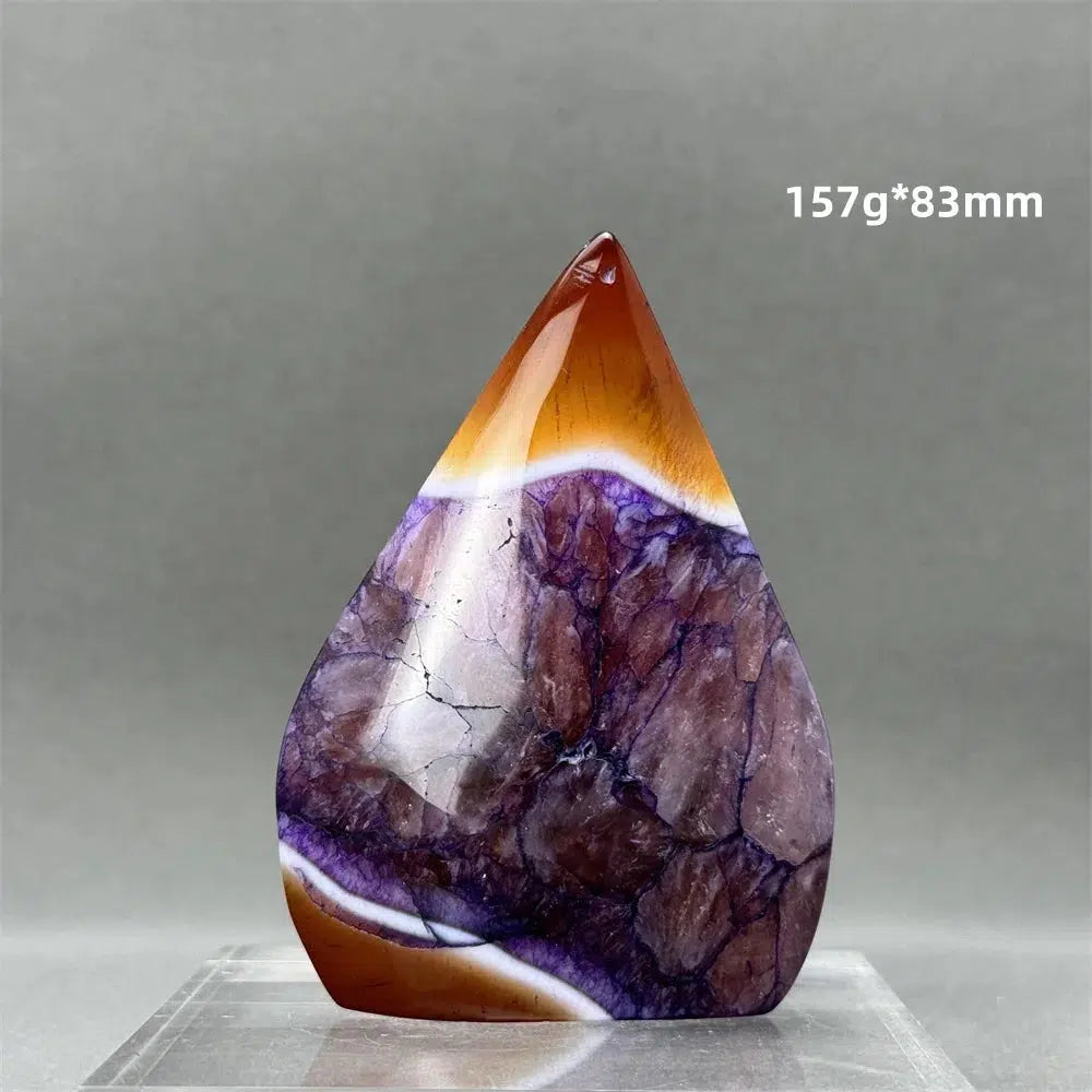 Purple Agate Freeform Torch