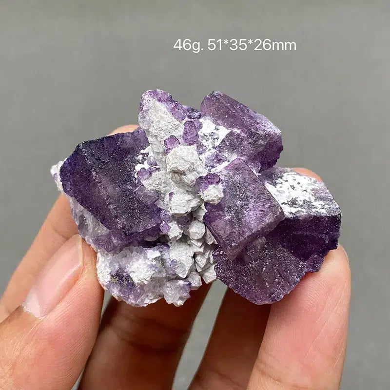 Purple Fluorite Cube Cluster