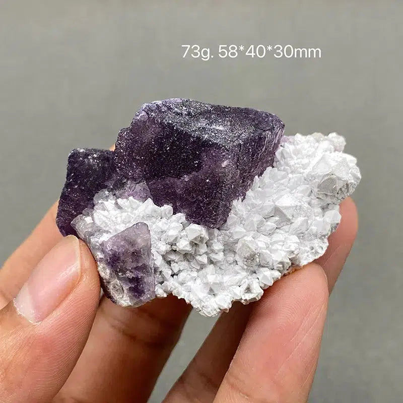 Purple Fluorite Cube Cluster