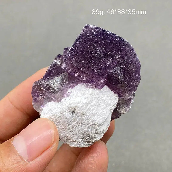 Purple Fluorite Cube Cluster