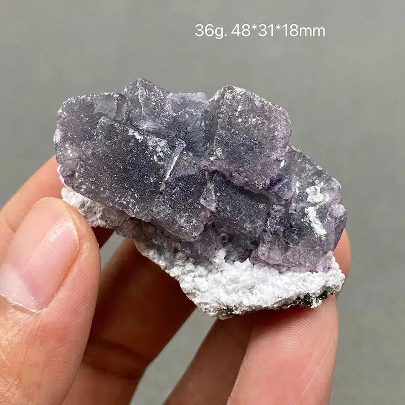 Purple Fluorite Cube Cluster