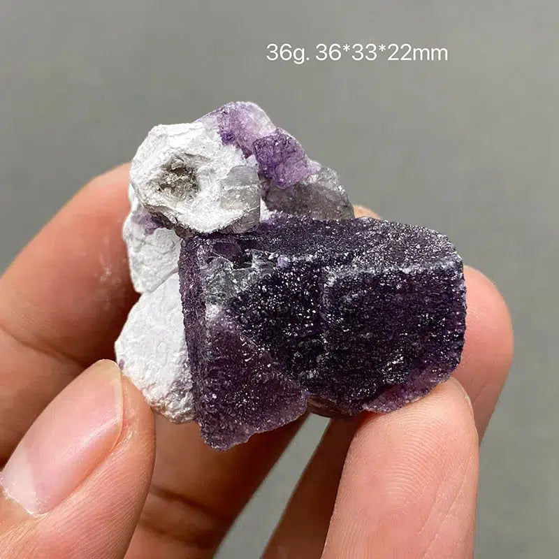 Purple Fluorite Cube Cluster