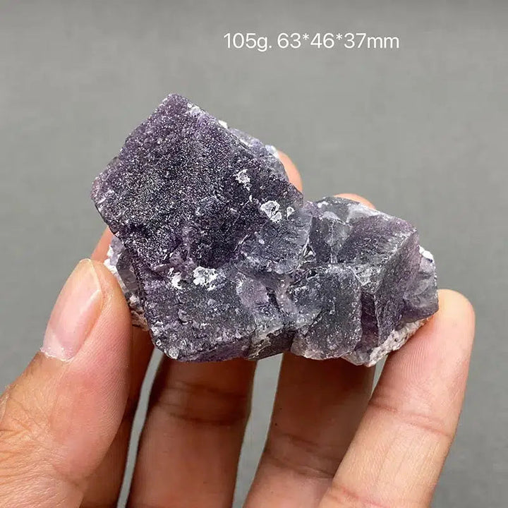 Purple Fluorite Cube Cluster