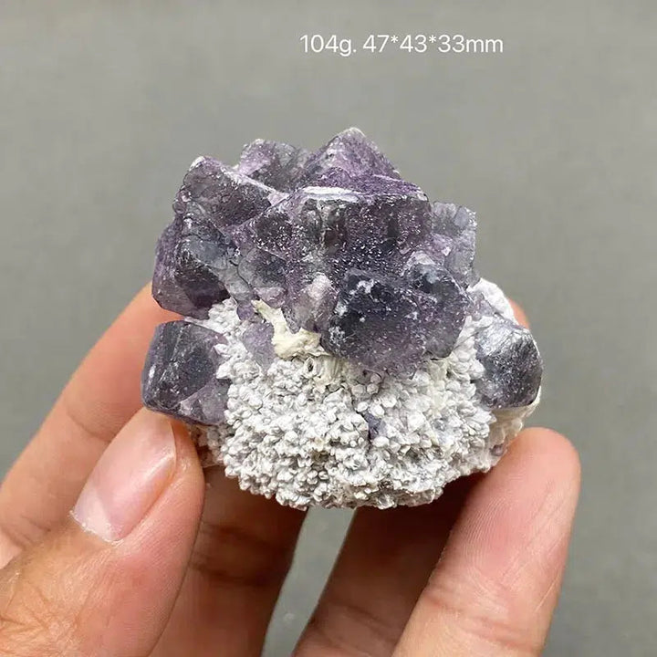 Purple Fluorite Cube Cluster