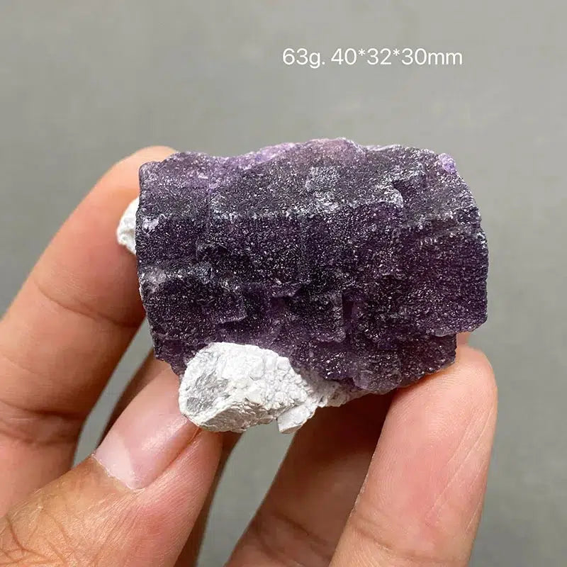 Purple Fluorite Cube Cluster