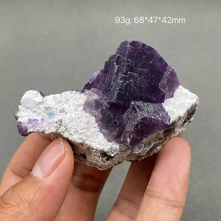 Purple Fluorite Cube Cluster