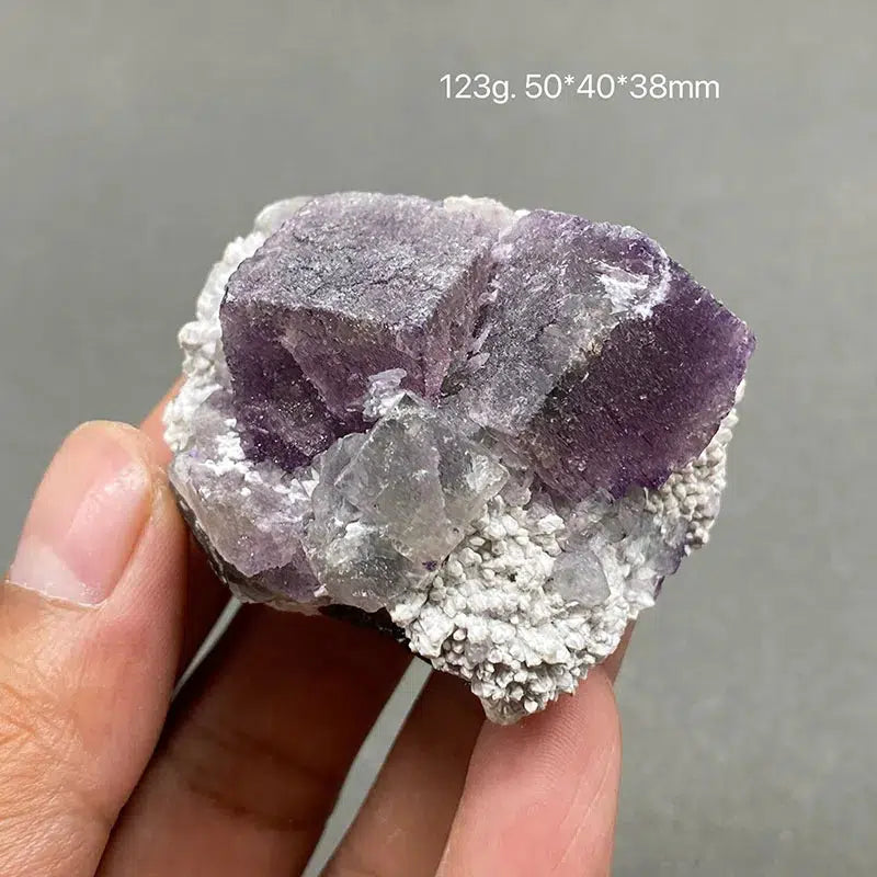 Purple Fluorite Cube Cluster