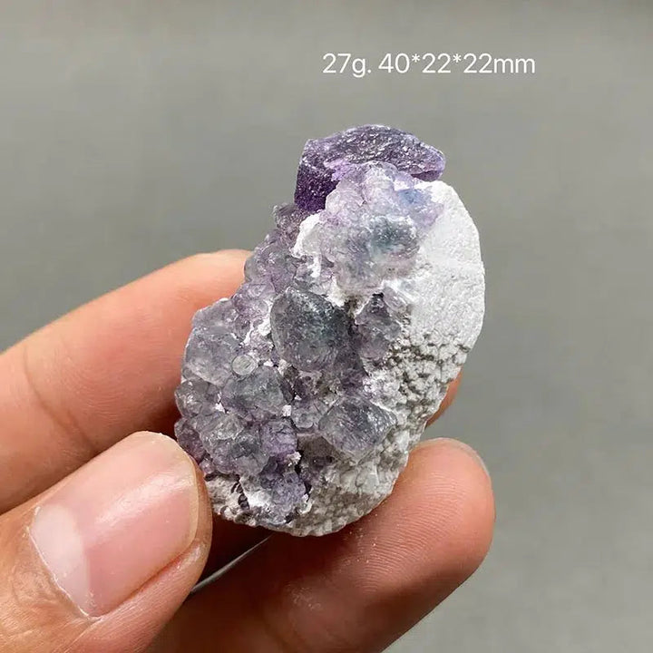 Purple Fluorite Cube Cluster