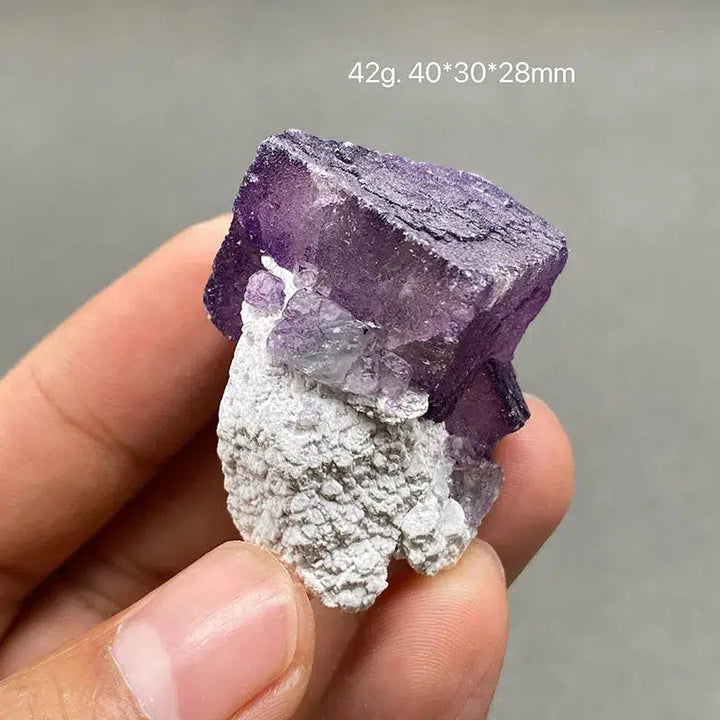 Purple Fluorite Cube Cluster