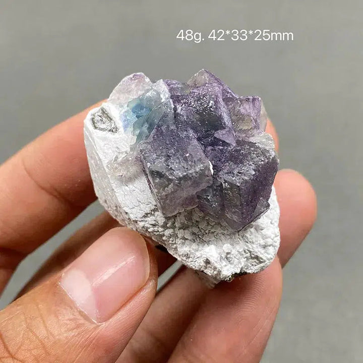 Purple Fluorite Cube Cluster