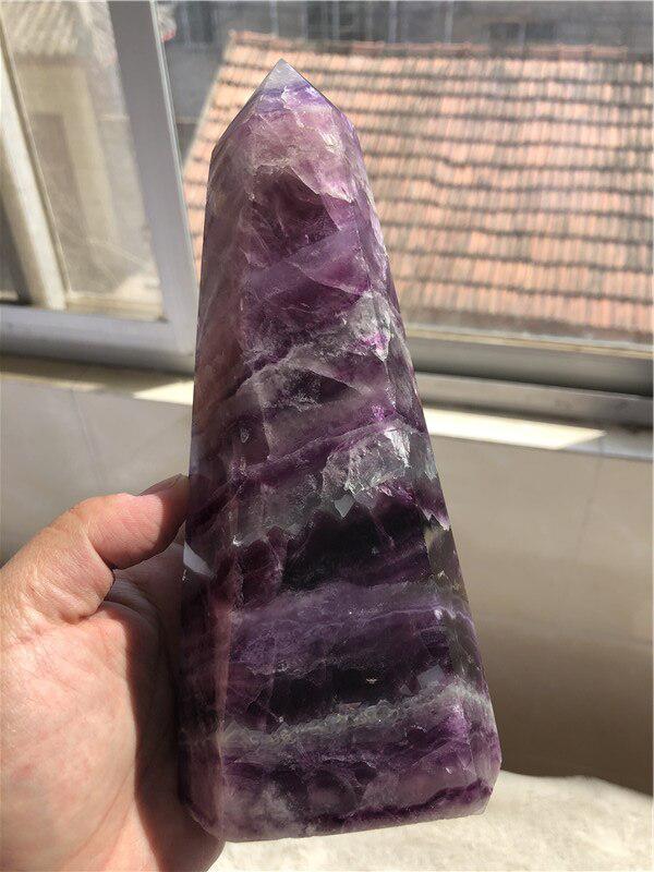 Purple Fluorite Obelisk Tower