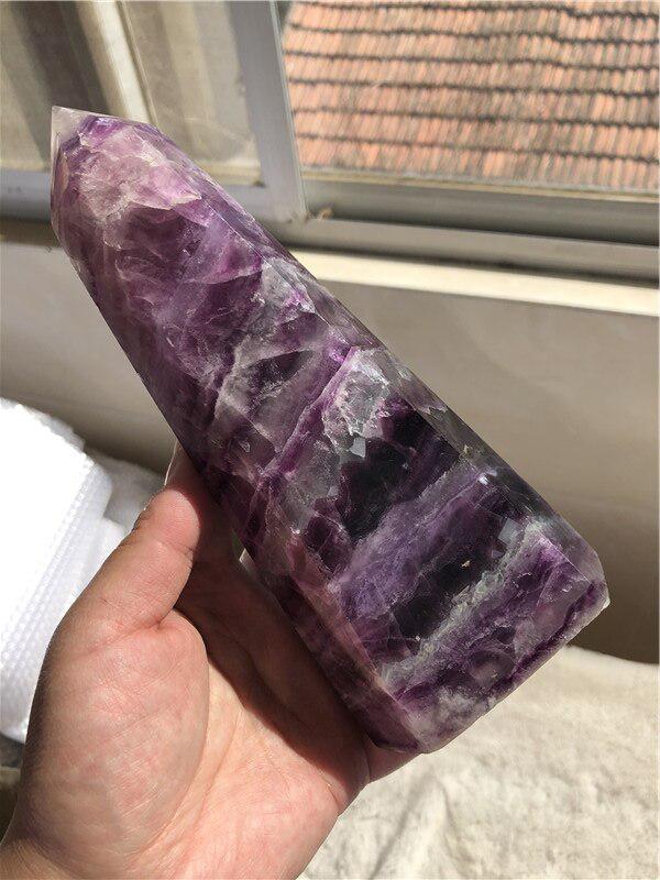 Purple Fluorite Obelisk Tower