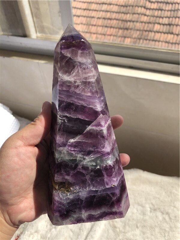 Purple Fluorite Obelisk Tower