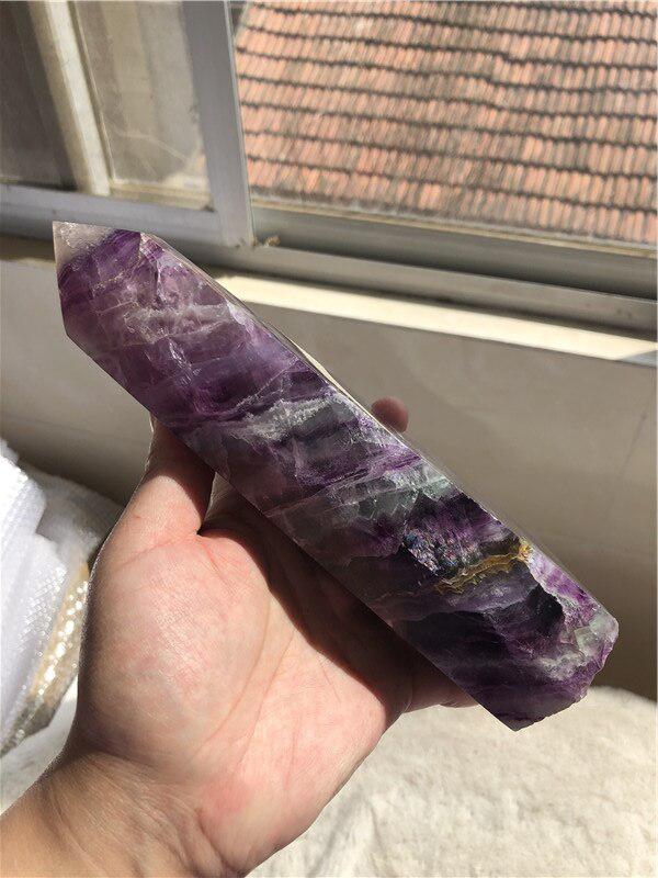 Purple Fluorite Obelisk Tower