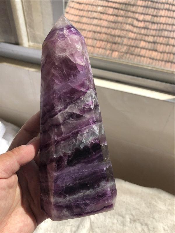 Purple Fluorite Obelisk Tower