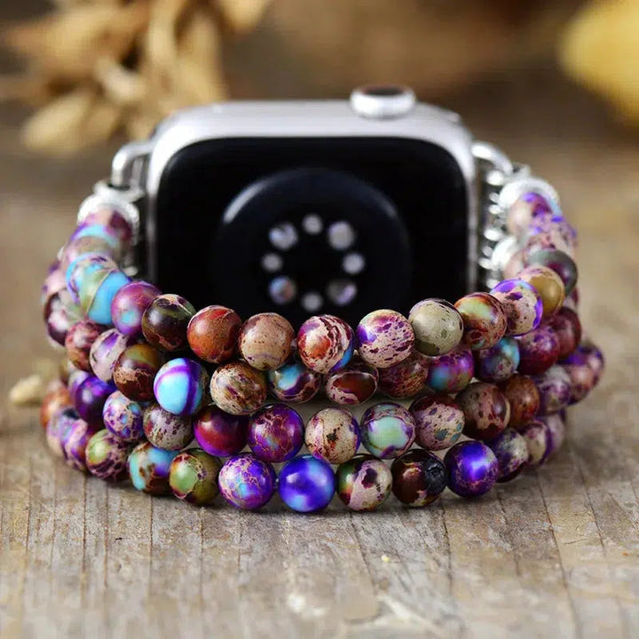 Purple Jasper Apple iWatch Strap