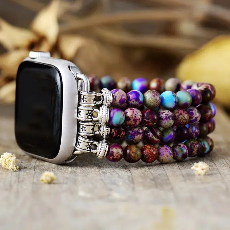 Purple Jasper Apple iWatch Strap