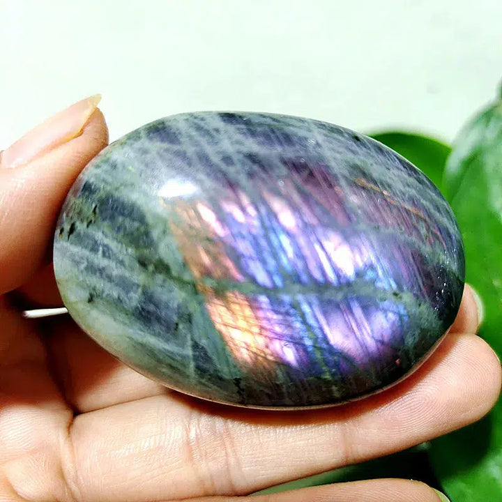 Purple Labrador Palm Stone