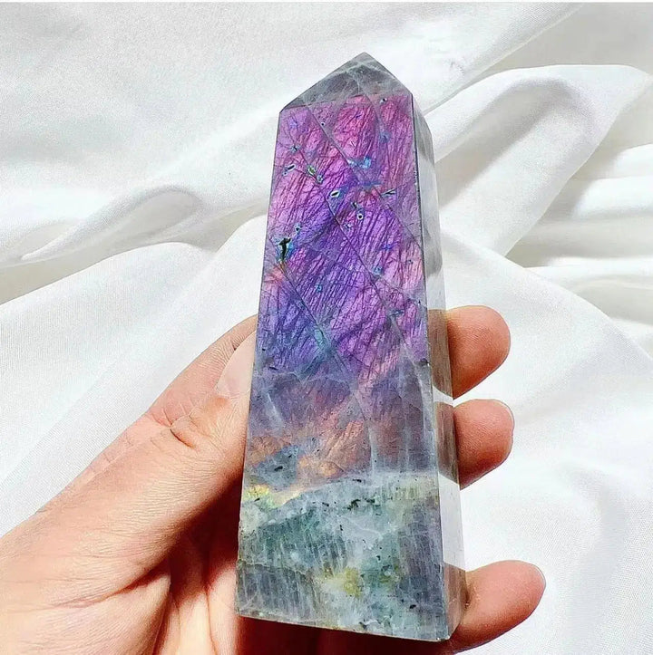 Purple Labradorite Tower