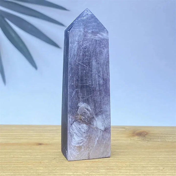 Purple Lepidolite Crystal Tower