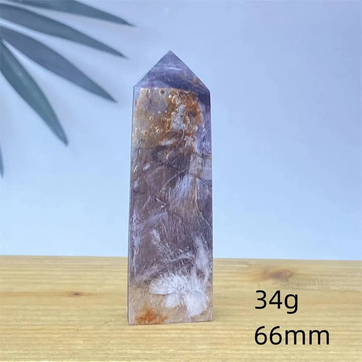 Purple Lepidolite Crystal Tower