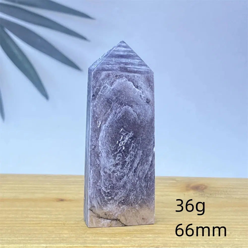 Purple Lepidolite Crystal Tower