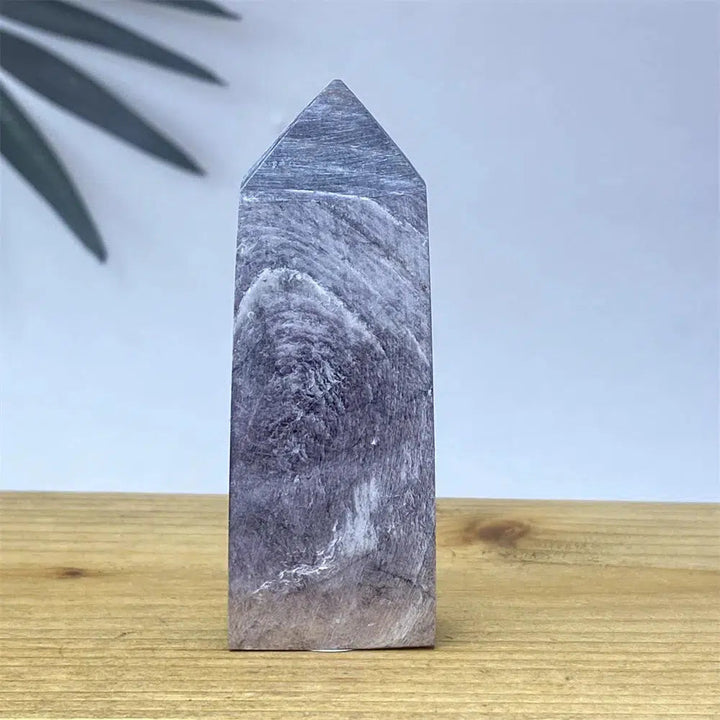 Purple Lepidolite Crystal Tower