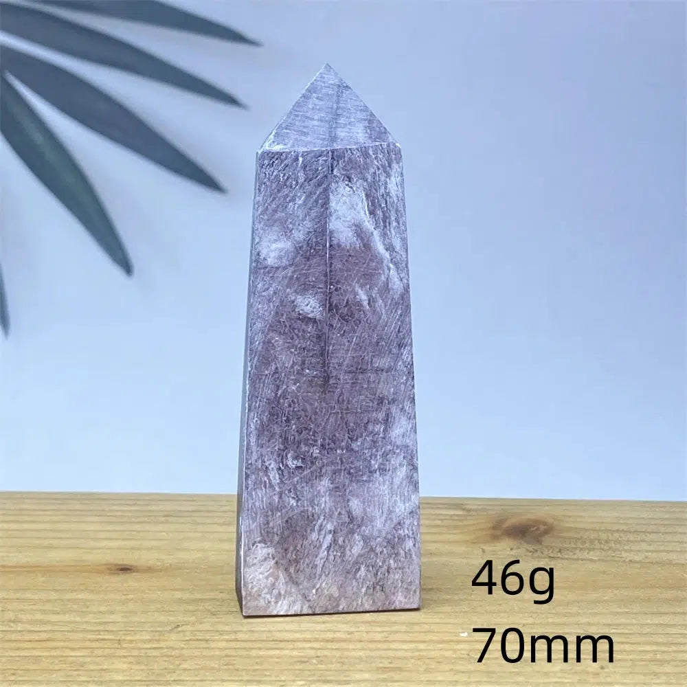 Purple Lepidolite Crystal Tower