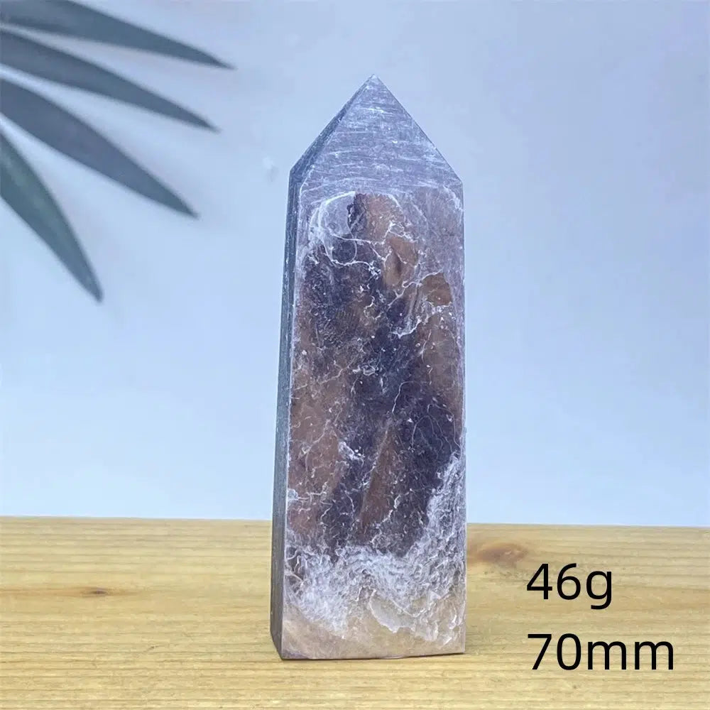 Purple Lepidolite Crystal Tower