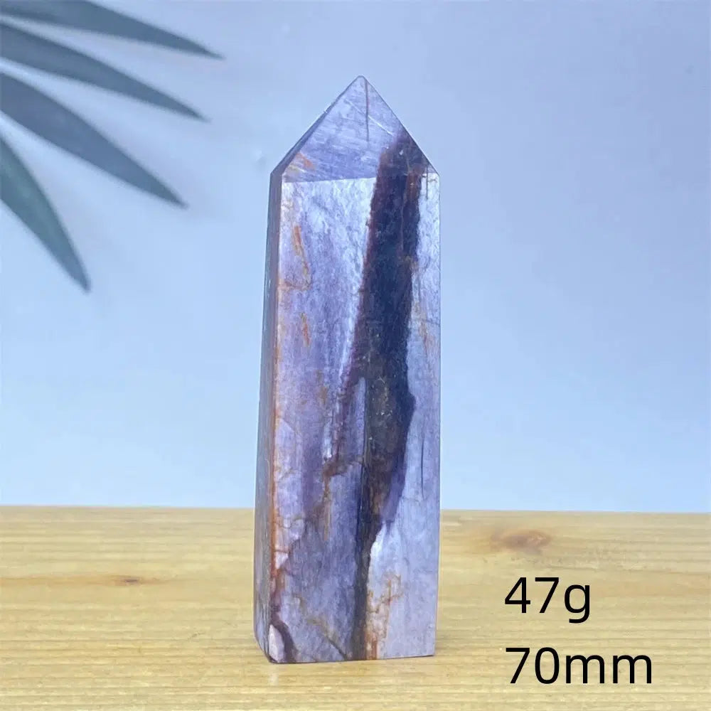 Purple Lepidolite Crystal Tower