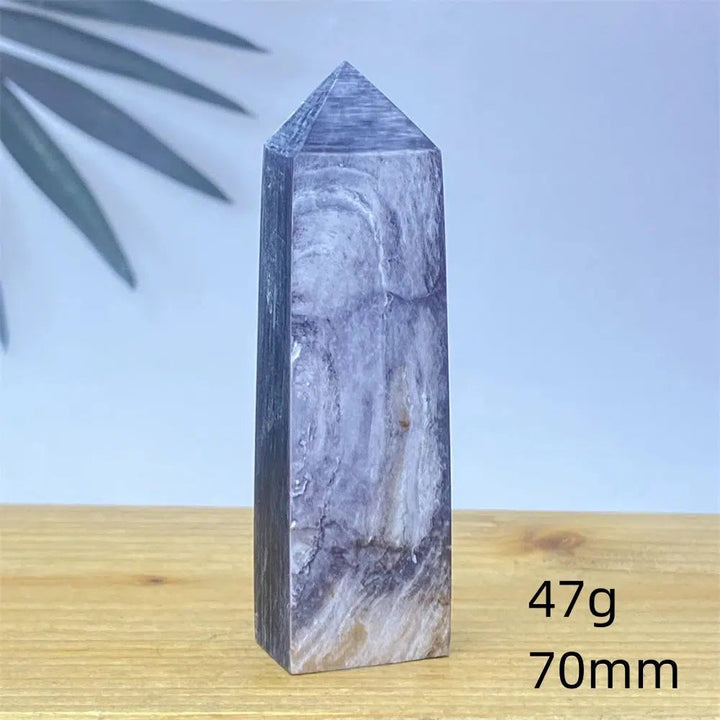 Purple Lepidolite Crystal Tower