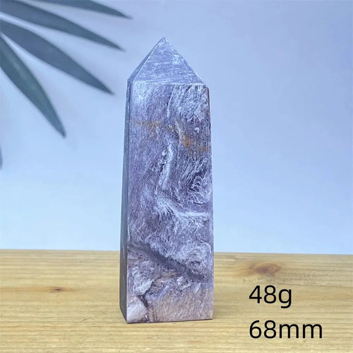 Purple Lepidolite Crystal Tower