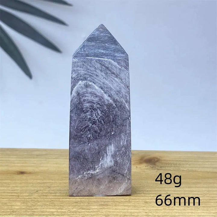 Purple Lepidolite Crystal Tower