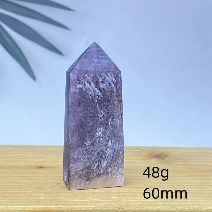 Purple Lepidolite Crystal Tower