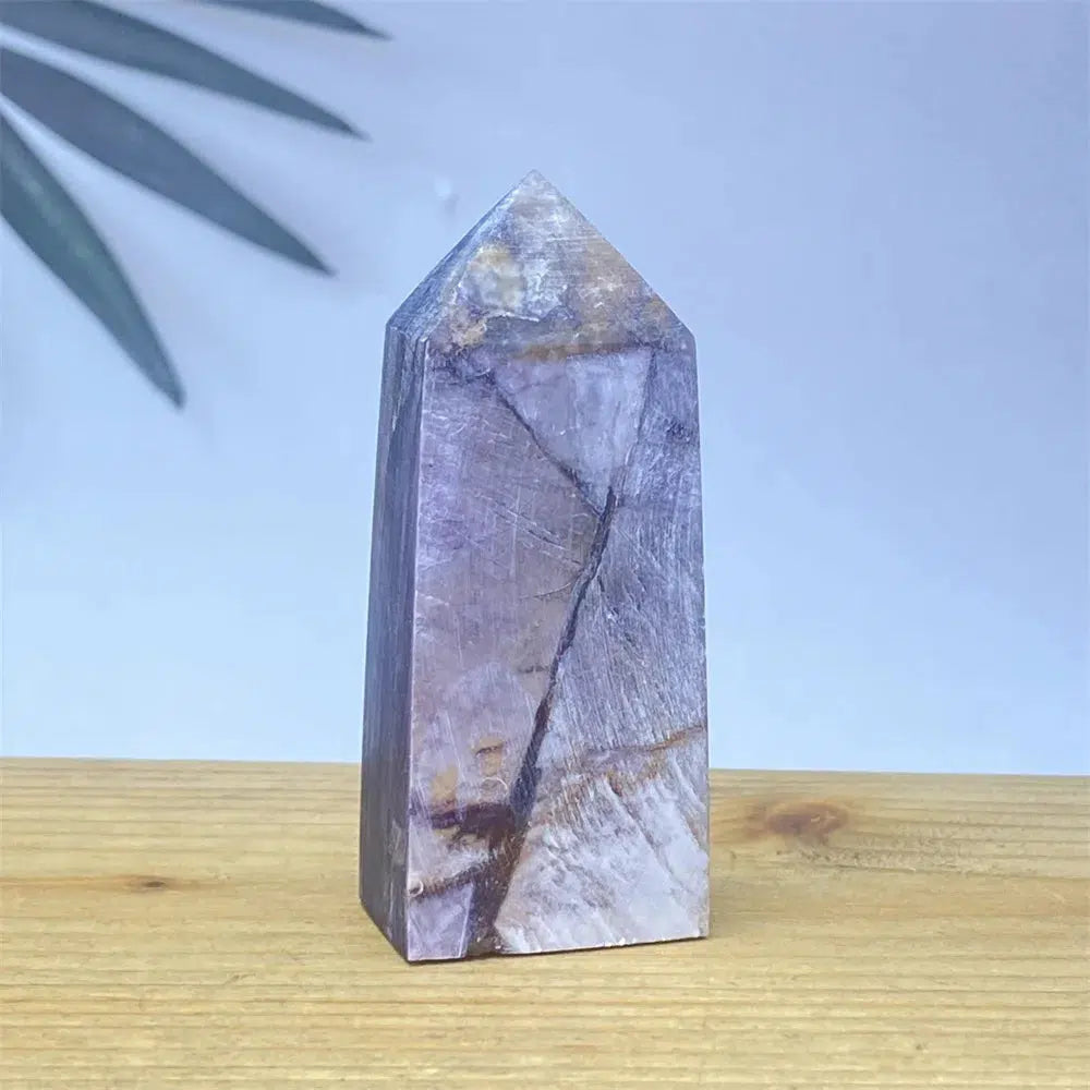 Purple Lepidolite Crystal Tower