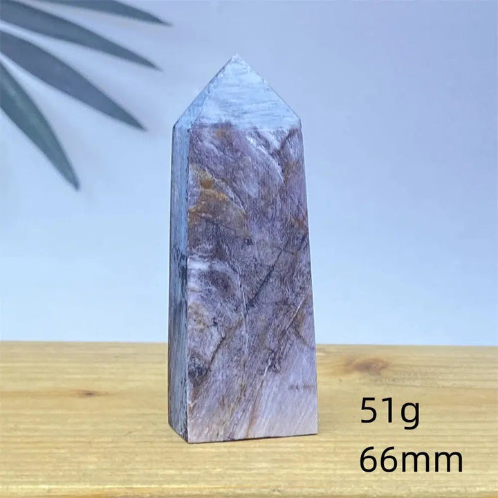 Purple Lepidolite Crystal Tower