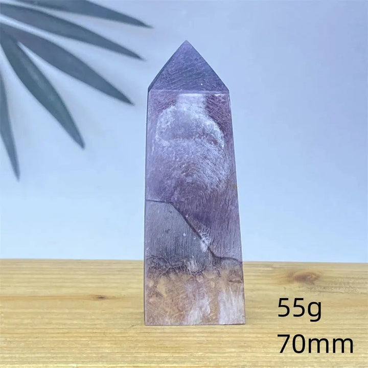 Purple Lepidolite Crystal Tower